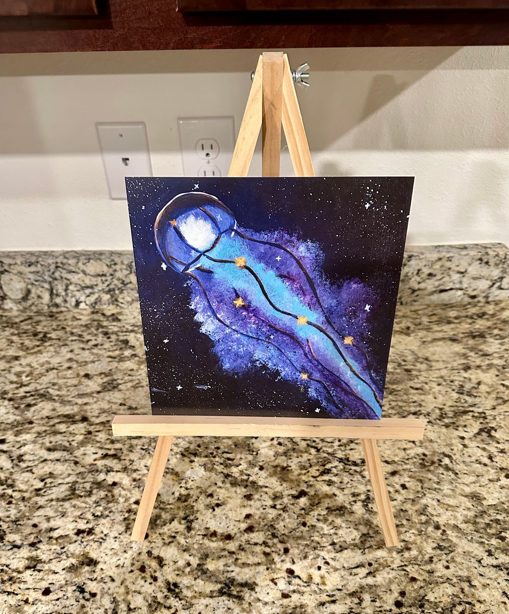 Galaxy Jellyfish Print